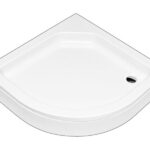 Tuš kada polukružna plitka R80cm