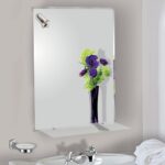 Ogledalo sa policom i svetlom 60x80cm