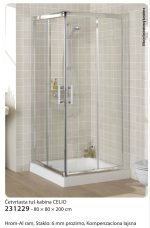 Kabina Celio 80x80 PROVIDNA