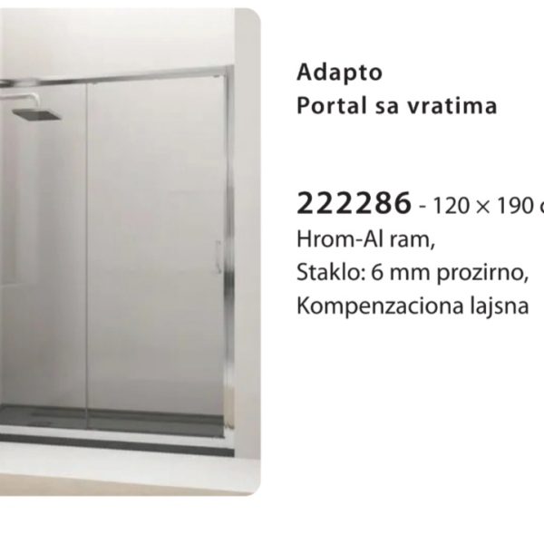 Tus VRATA 120cm visina190 cm Adapto