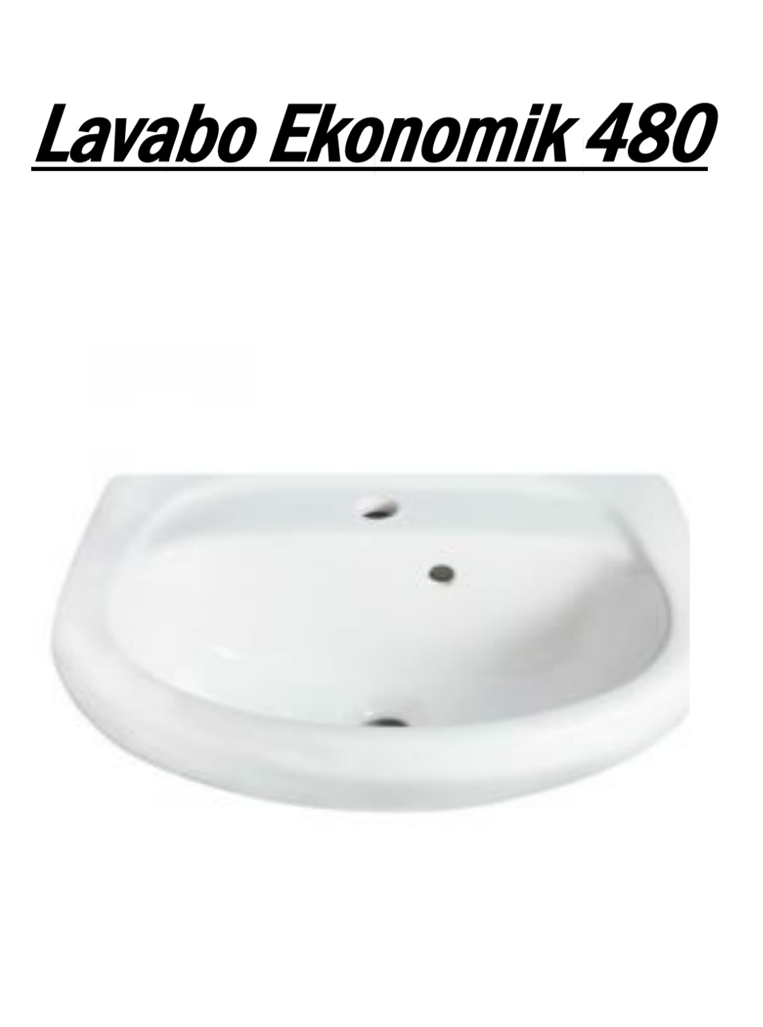 EKONOMIK 48 Lavabo EKONOMIK 48 - Slika 1