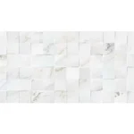 MARMO MOSAIC 3D BIANCO 25X75