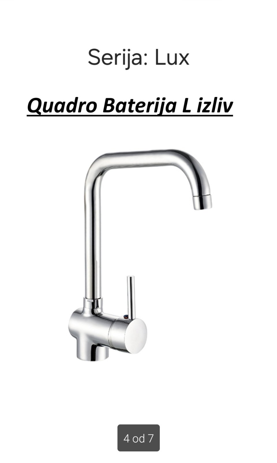 L IZLIV LUX Quadro Baterija L izliv - Slika 1