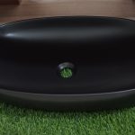 LAMBADA Lavabo Nadgradni 835 Crni