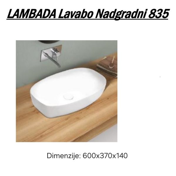 Nadgradni Lavabo LAMBADA 835