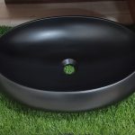 TAU Lavabo Nadgradni 836 Crni