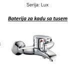 LUX Baterija za kadu sa tušem