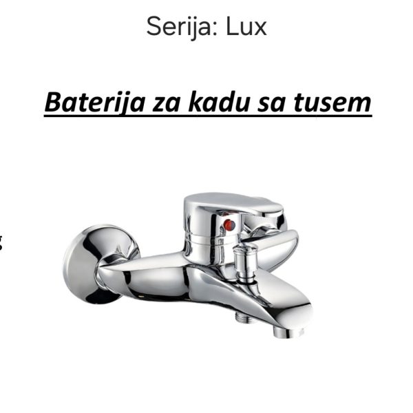 LUX Baterija za kadu sa tušem